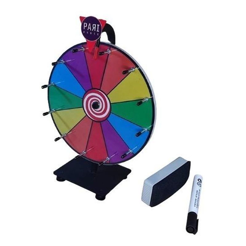 GENERICO - Ruleta Giratoria Colorida para Juegos y Premios Divertidos