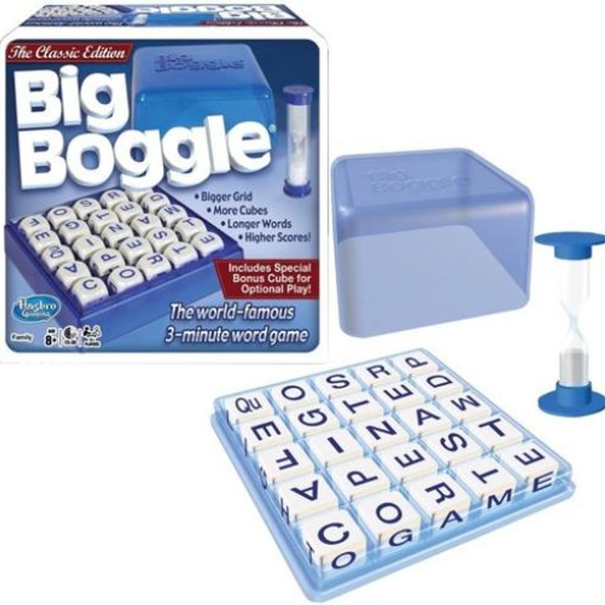 GENERICO - Juego de Mesa Clásico Big Boggle para Disfrutar en Pareja