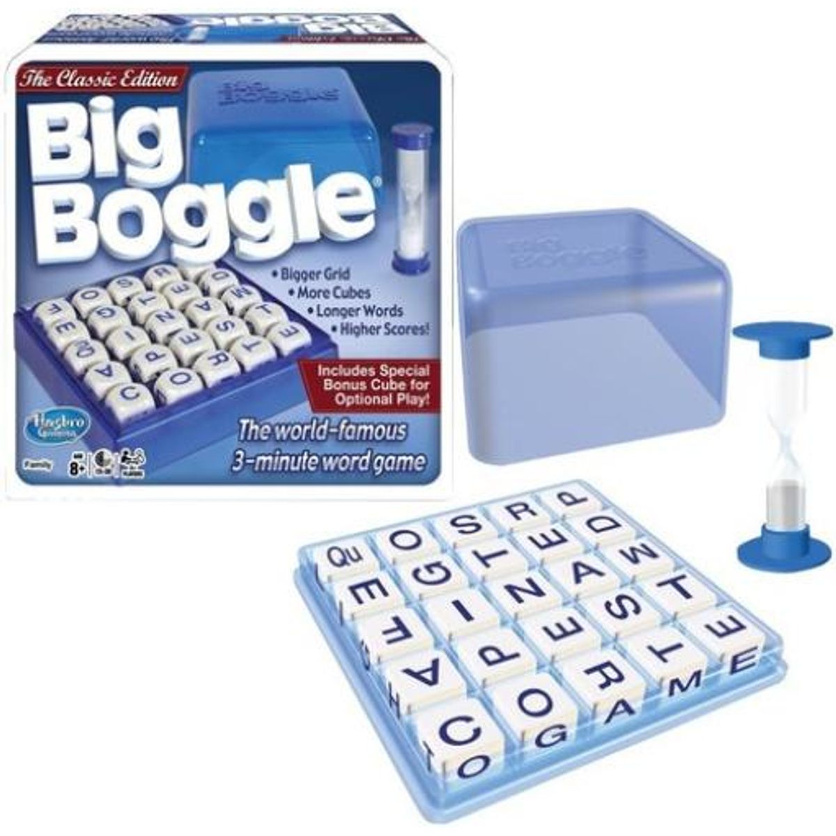 GENERICO - Juego de Mesa Clásico Big Boggle para Disfrutar en Pareja