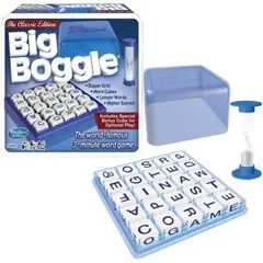 GENERICO - Juego de Mesa Clásico Big Boggle para Disfrutar en Pareja