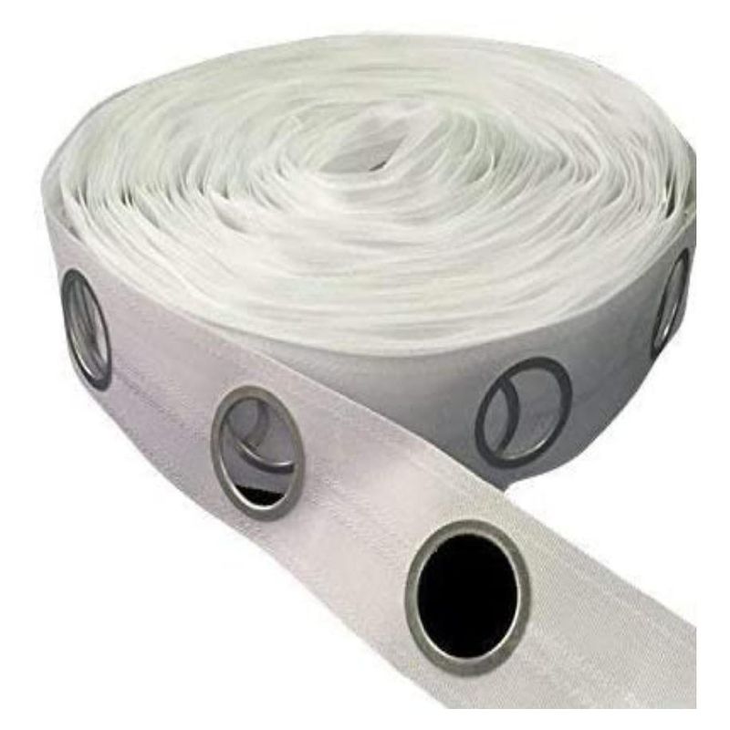 GENERICO - Huincha Elegante de Poliester para Cortinas en Color Blanco