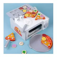GENERICO - Horno de Pizza de Madera Juguete Didáctico para Niños