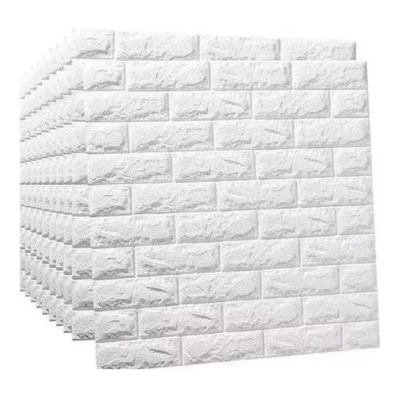 GENERICO - Láminas 3D Blancas para Decorar Espacios Interiores Pack 10