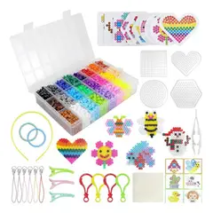 GENERICO - Kit Creativo de Cuentas de Iron para Manualidades Divertidas