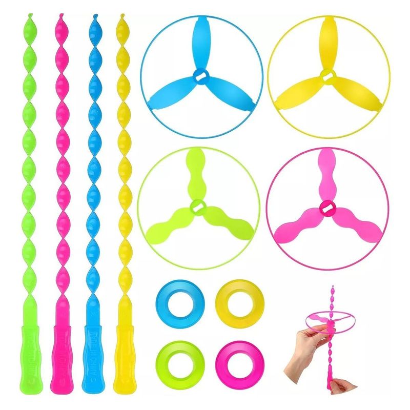 GENERICO - Diversión Aérea Pack de 40 Discos Voladores de Colores