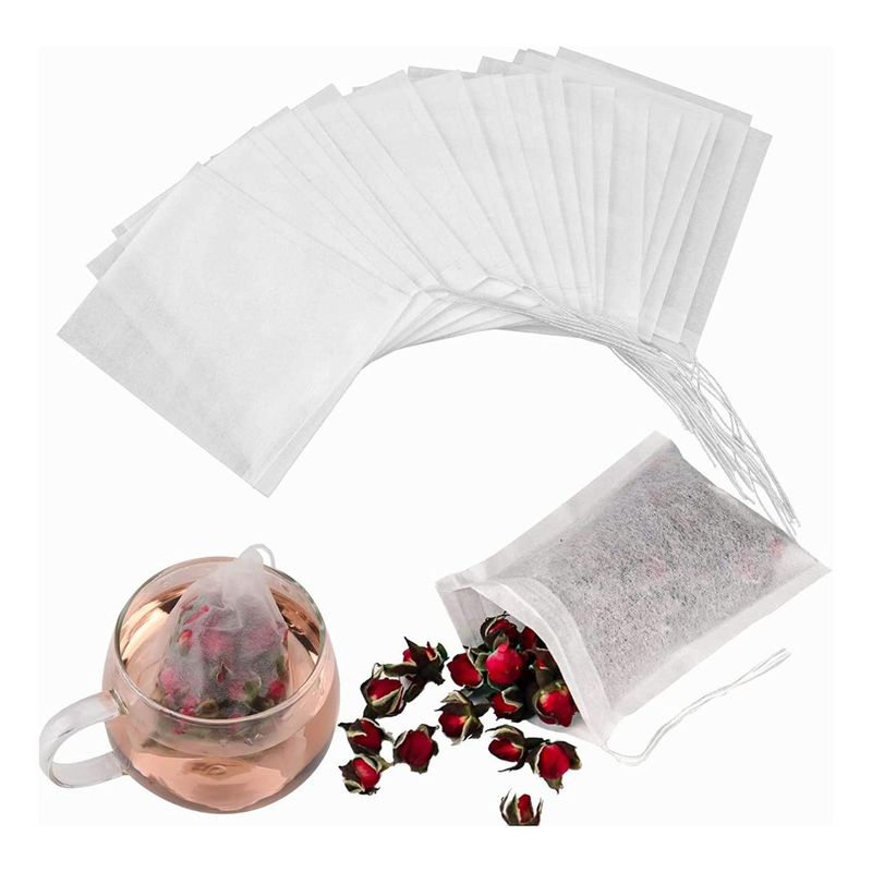 GENERICO - Bolsitas de Té Desechables con Cordón para Infusiones
