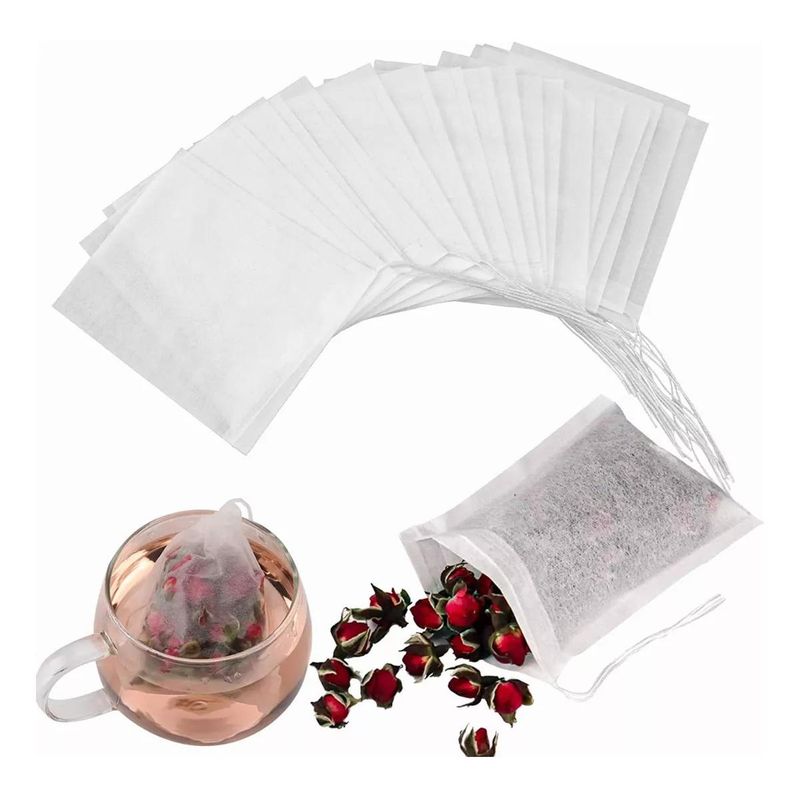 GENERICO - Bolsitas de Té Desechables con Cordón para Infusiones 500 Uds