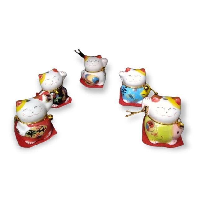 GENERICO - Gato de la Suerte Chino en Cerámica Estatua Original