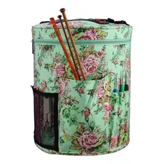 GENERICO - Bolso Grande para Tejidos y Accesorios de Crochet y Palillos