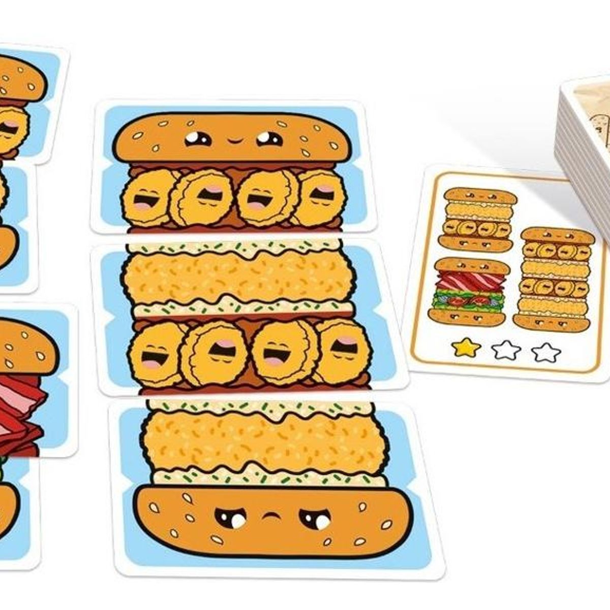 GENERICO - Divertido Juego de Cartas de Comida Rápida para Grupos