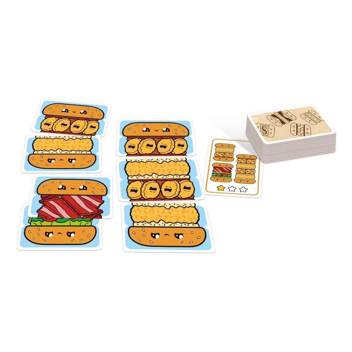 GENERICO - Divertido Juego de Cartas de Comida Rápida para Grupos