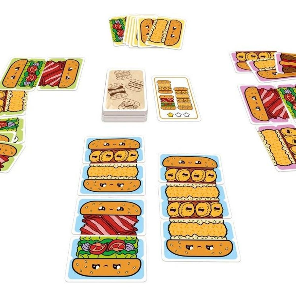 GENERICO - Divertido Juego de Cartas de Comida Rápida para Grupos