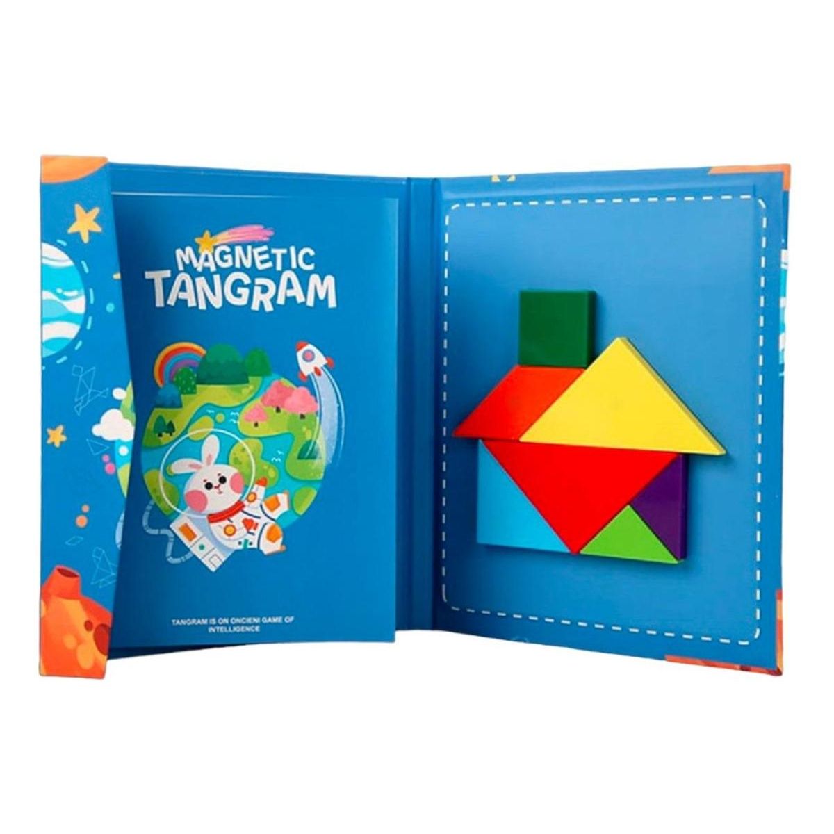 GENERICO - Rompecabezas Magnético Espacial con Conejo para Niños 3+