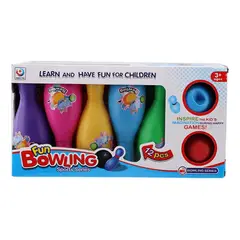 GENERICO - Divertido Set de Bowling para Niños 10 Bolos y 2 Pelotas