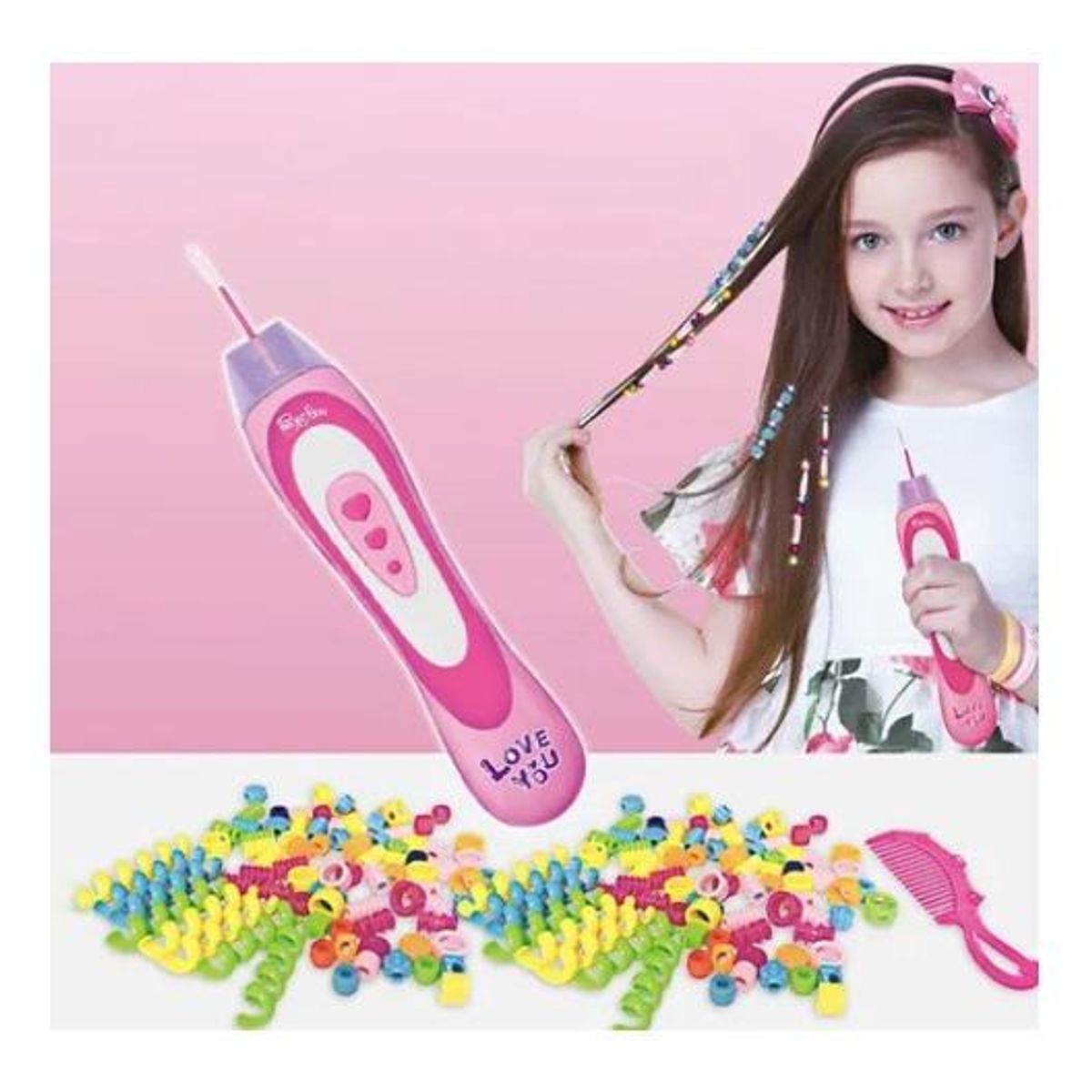 GENERICO - Trenzador de Pelo Rápido para Niñas Diversión y Estilo