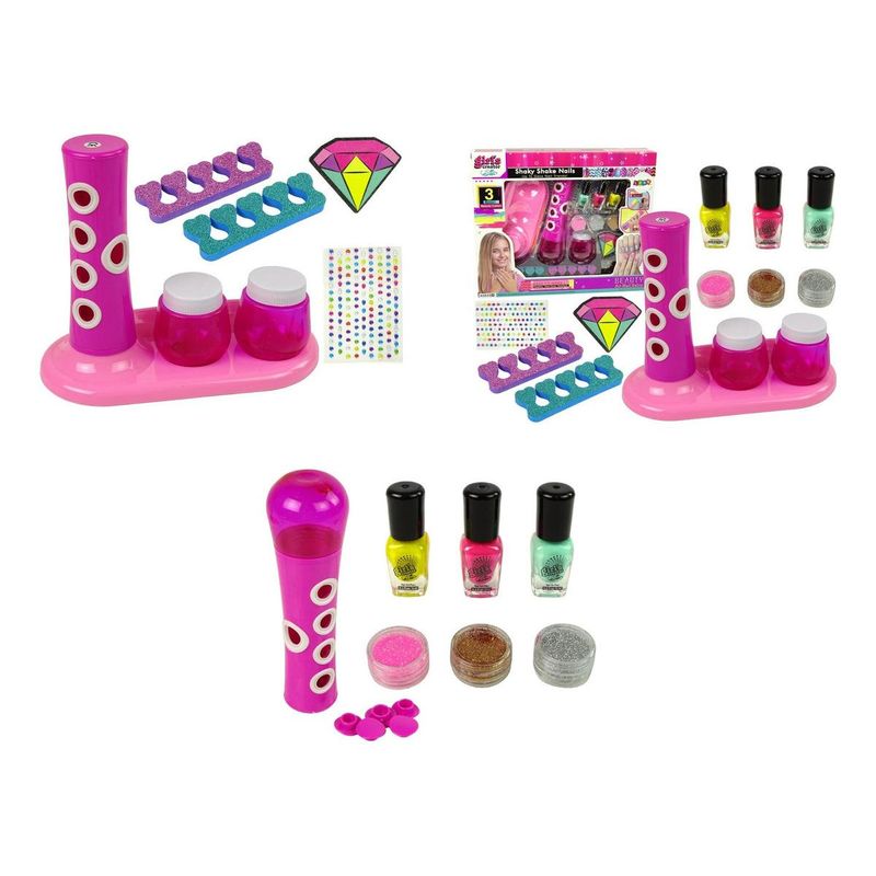 GENERICO - Kit Creativo de Manicura con Glitter para Niñas Divertidas