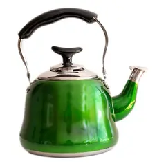 GENERICO - Tetera Verde Con Infusor 1 L para Infusiones Perfectas