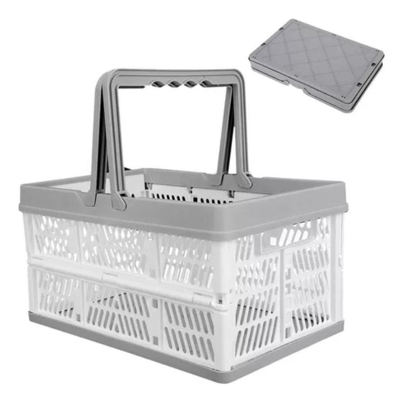 GENERICO - Cesta Plegable Rectangular para Almacenamiento y Organización