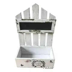 GENERICO - Caja Organizadora de Madera para Té con Tapa Ajustada 28x15 cm