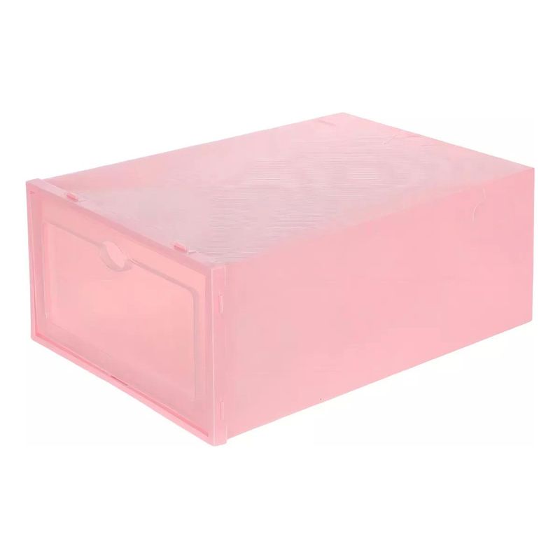 GENERICO - Organizador Apilable de 6 Cajas para Zapatos Transparentes