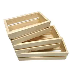GENERICO - Set de 6 Cajas de Madera Rústica para Organizar Tu Hogar