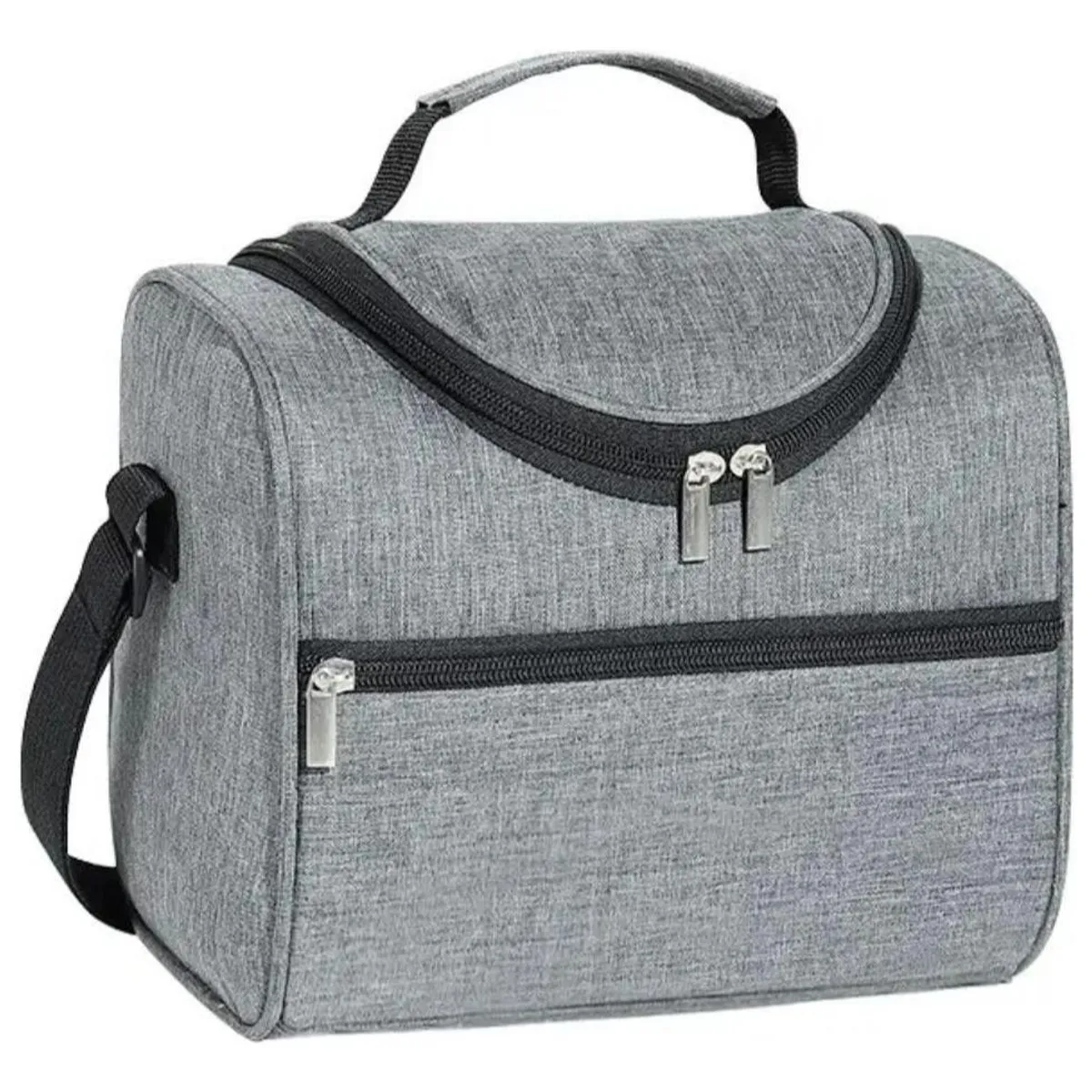 GENERICO - Lonchera Térmica Multifuncional con Bolsillo y Recipiente