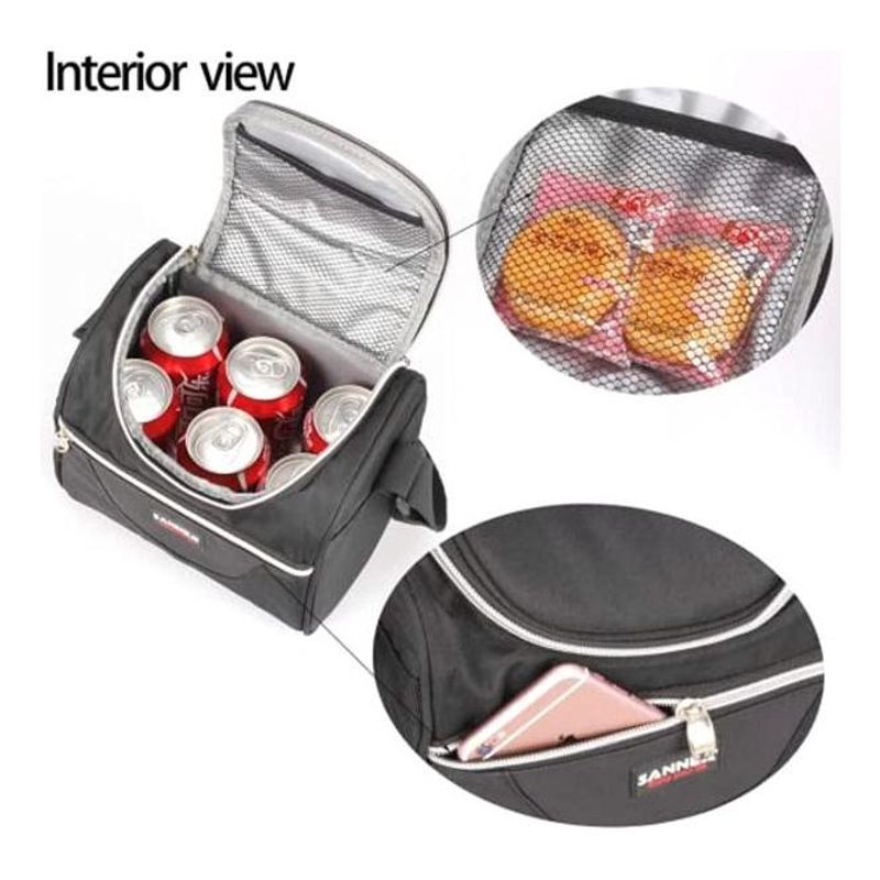 GENERICO - Lonchera Térmica Impermeable con 3 Compartimentos 6L