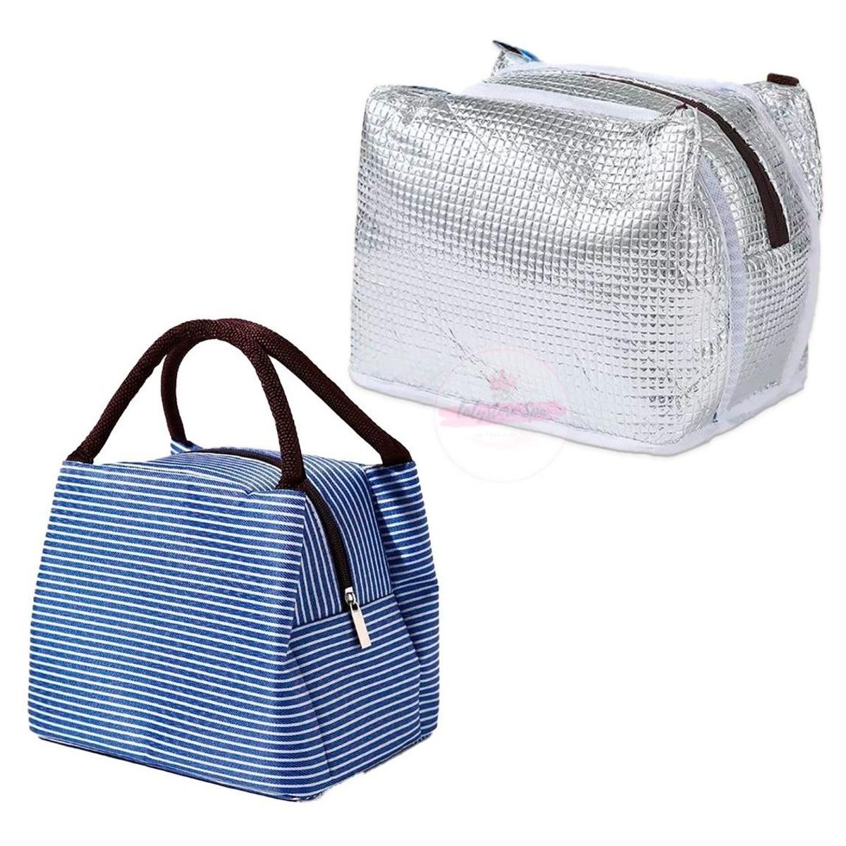 GENERICO - Set de 6 Bolsos Térmicos para Almuerzo Prácticos y Coloridos