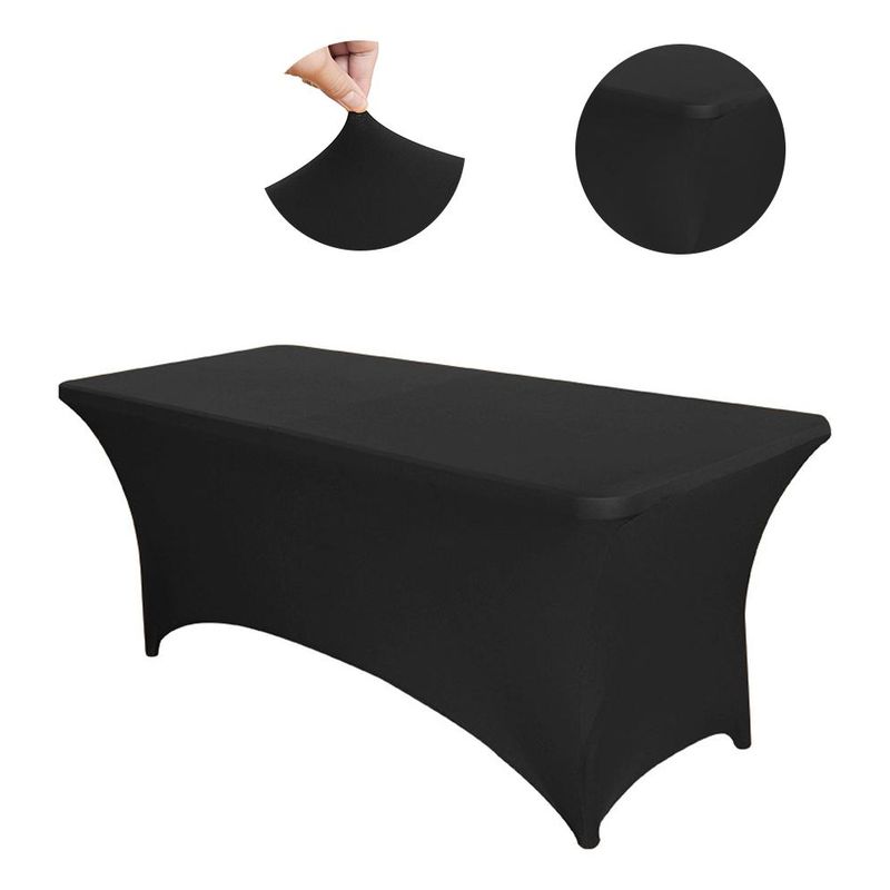 GENERICO - Mantel Rectangular Elástico Spandex para Eventos Especiales