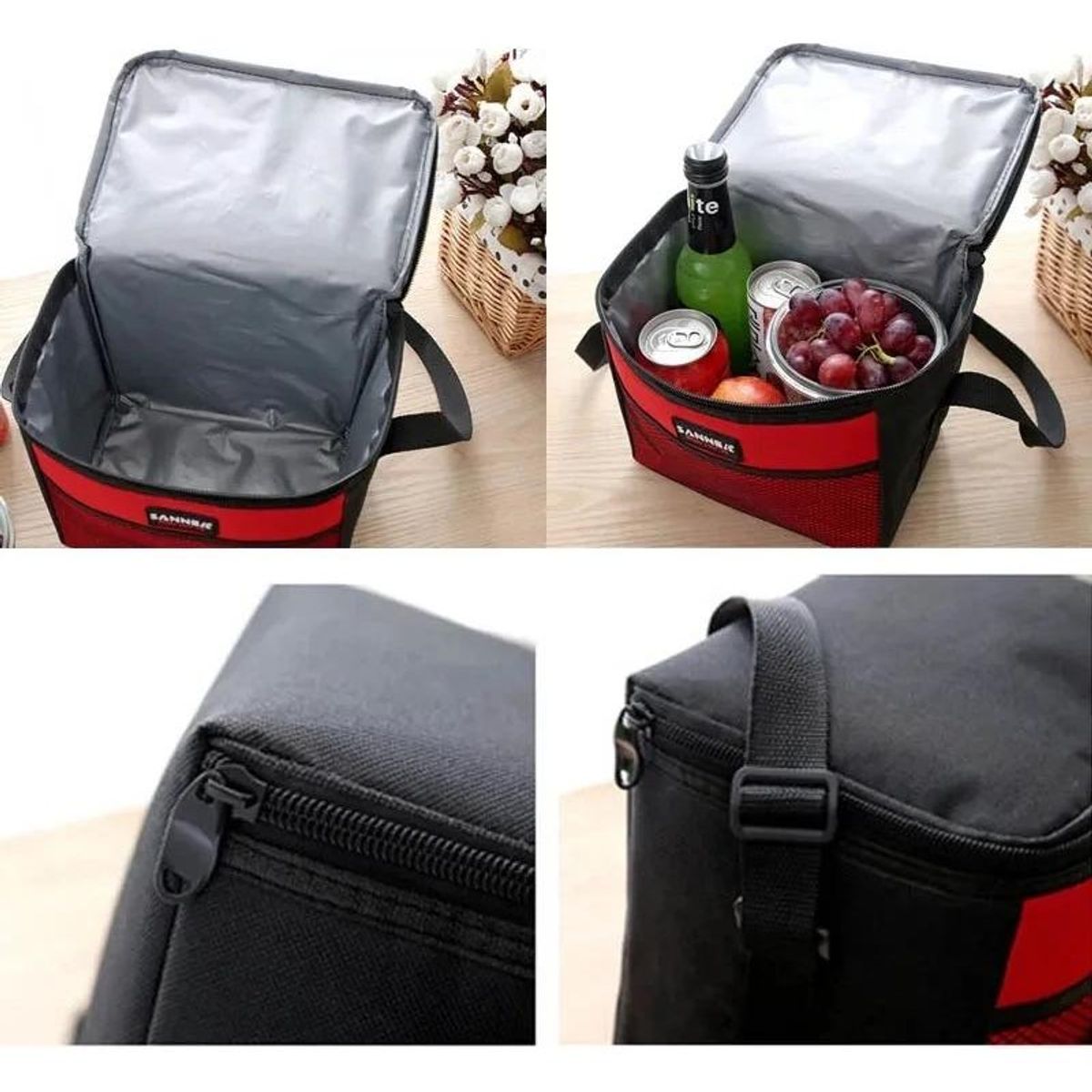 GENERICO - Bolso Térmico para Almuerzo Escolar Aislante y Resistente