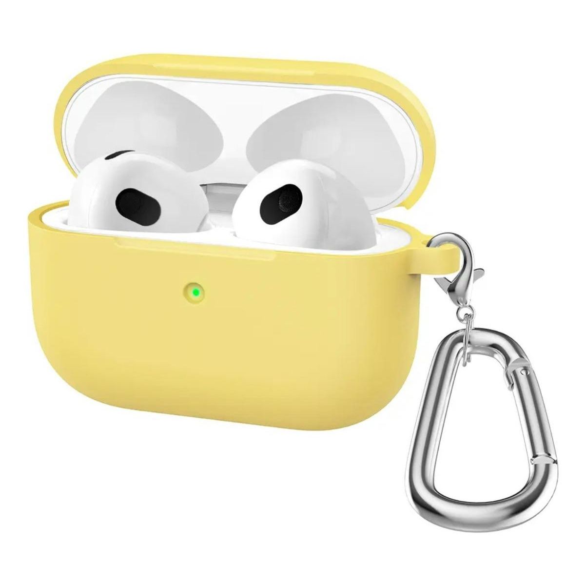 GENERICO - Funda Siliconada para AirPods Pro 2 con Gancho Práctico