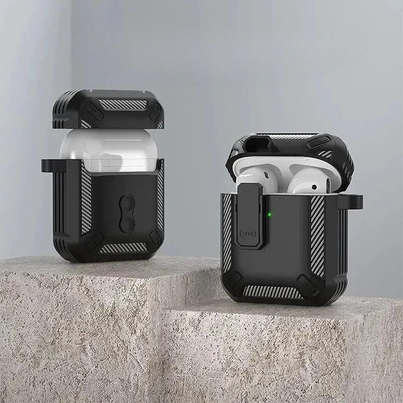 GENERICO - Funda Protectora de Silicona con Clip para AirPods Pro