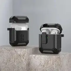 GENERICO - Funda Protectora de Silicona con Clip para AirPods Pro