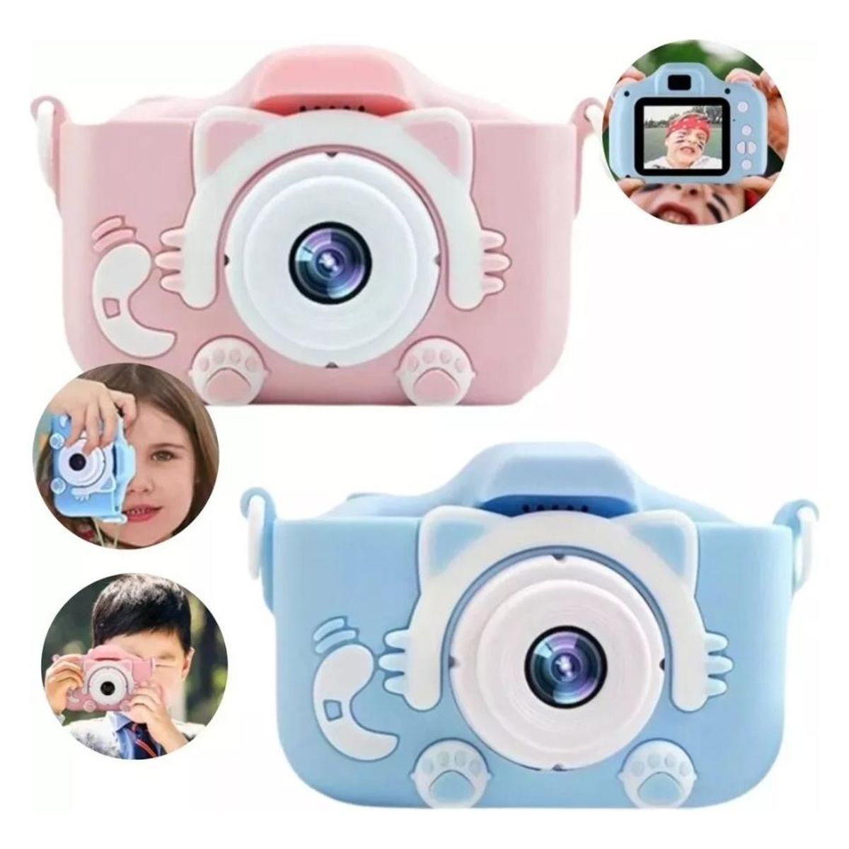 GENERICO - Cámara Infantil para Niños con Memoria y Funda Incluida