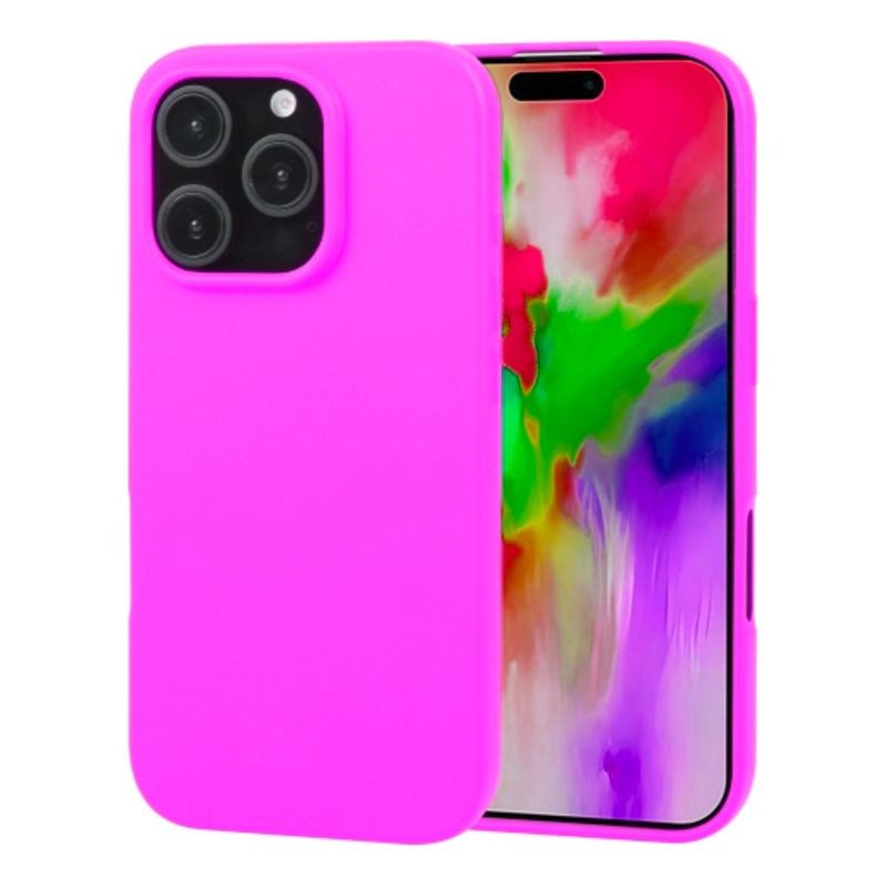 GENERICO - Carcasa Antigolpe de Silicona para iPhone 16 Pro Colores Variados