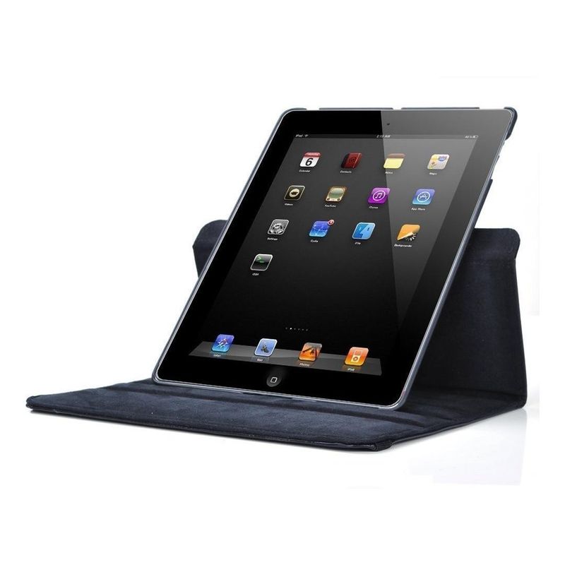 GENERICO - Funda 360º de Cuero Sintético con Laminado para iPad Mini