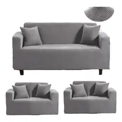 GENERICO - Funda Antialérgica para Sillones de 2 Cuerpos en Cuadrille