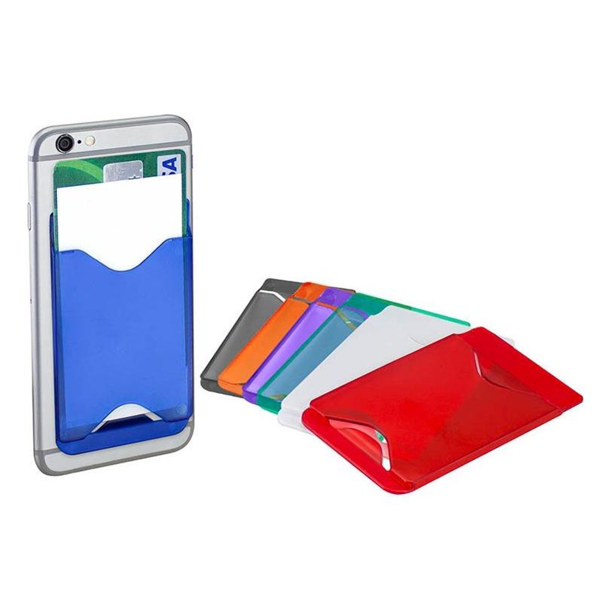 GENERICO - Pack de 12 Fundas Coloridas para Tarjetas de Celular