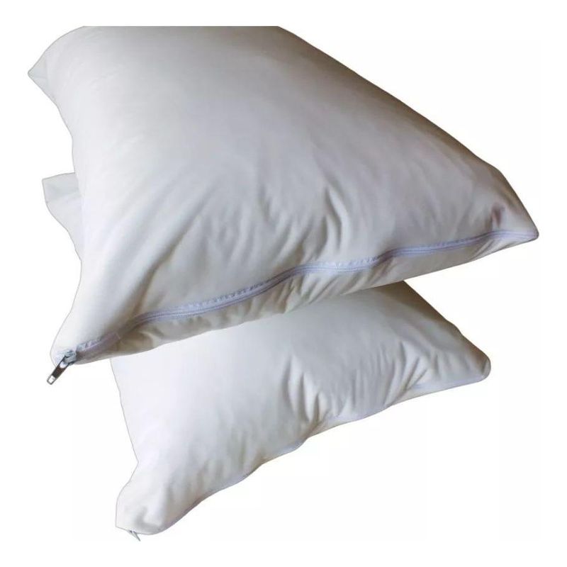 GENERICO - Funda Protectora Impermeable para Almohadas en Pack 2 Pcs
