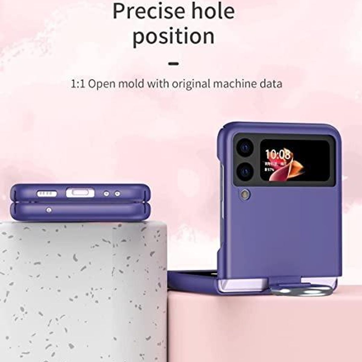 GENERICO - Funda Plegable de Policarbonato para Samsung Galaxy Z Flip 3