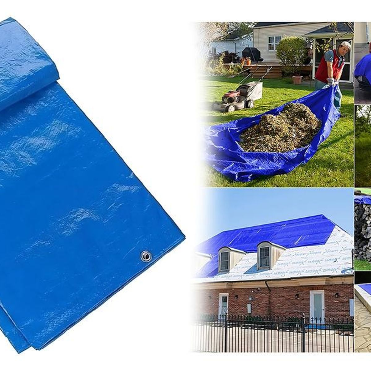 GENERICO - Lona Impermeable 3x4 Metros Multiusos para Todo Propósito