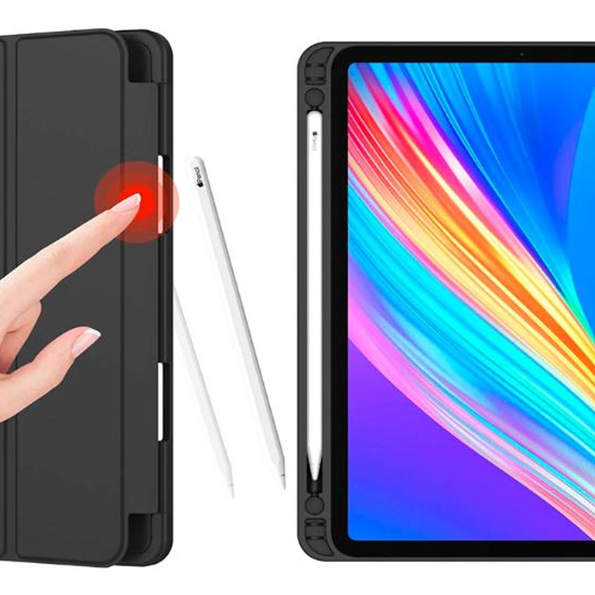 GENERICO - Funda Smart Cover para iPad Air 13 con Soporte para Lápiz