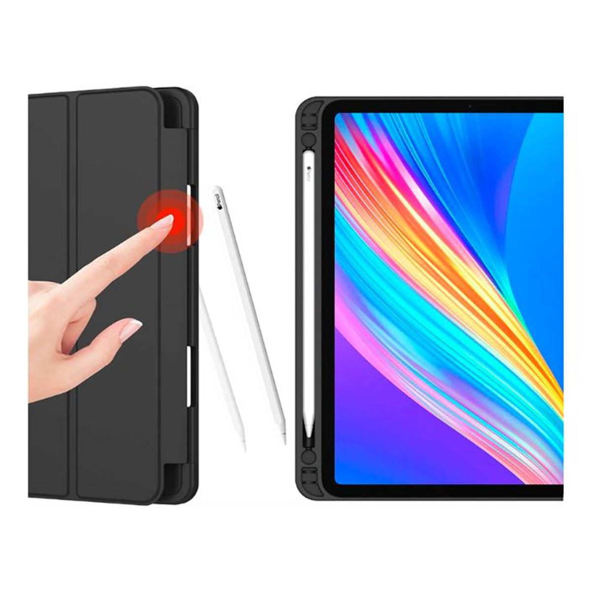 GENERICO - Funda Smart Cover para iPad Air 13 con Soporte para Lápiz