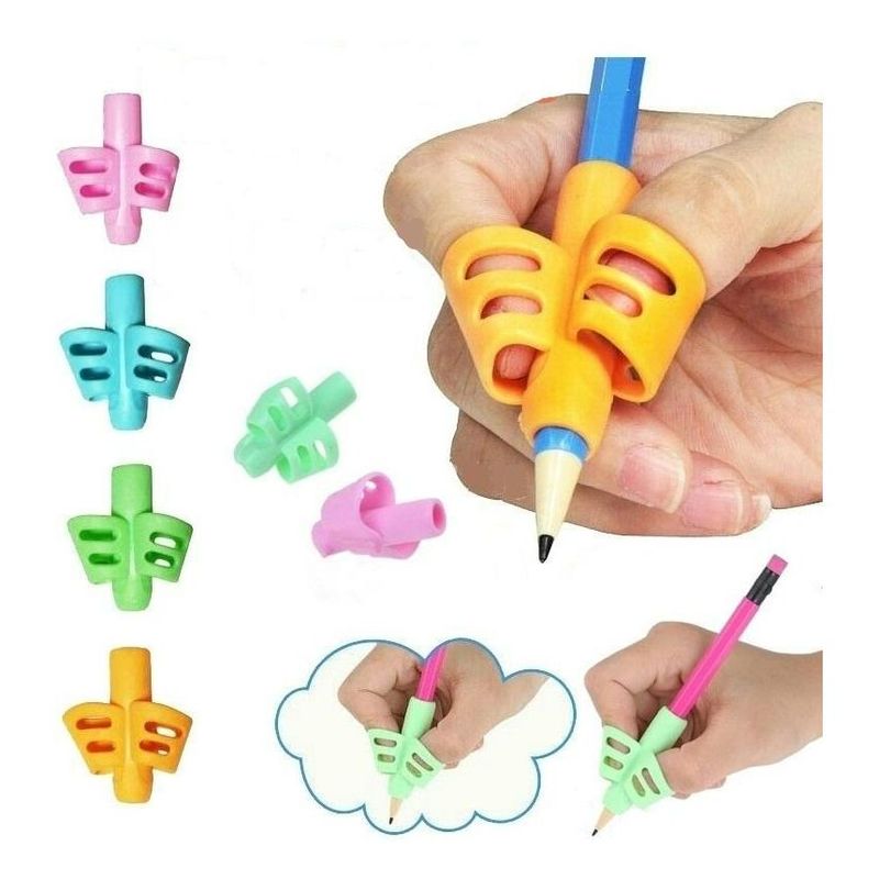 GENERICO - Agarraderas Ergonómicas de Silicona para Escritura Infantil