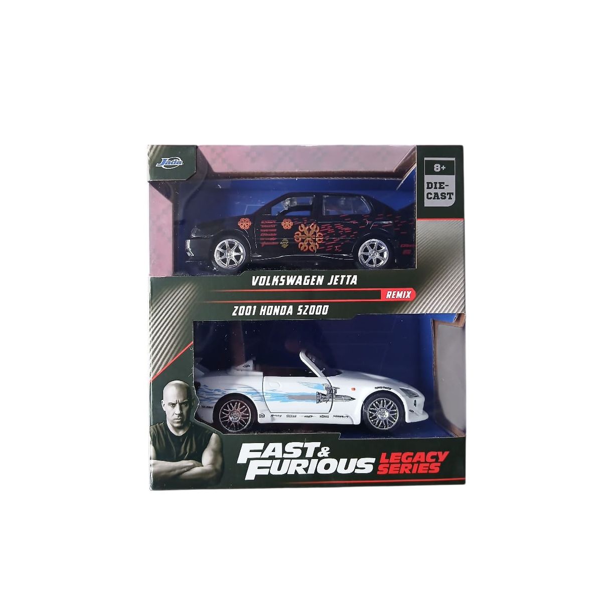 JADA TOYS - Pack  Rapido y Furioso Jada 1:32  Volkswager Jetta / Honda S2000