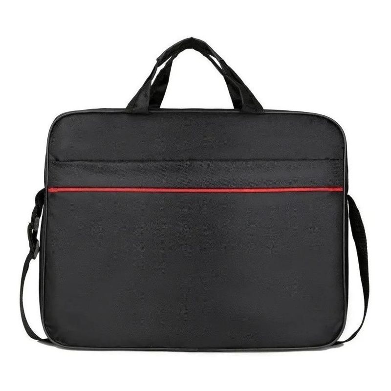 GENERICO - Bolso portátil negro con bolsillo para notebooks de hasta 156