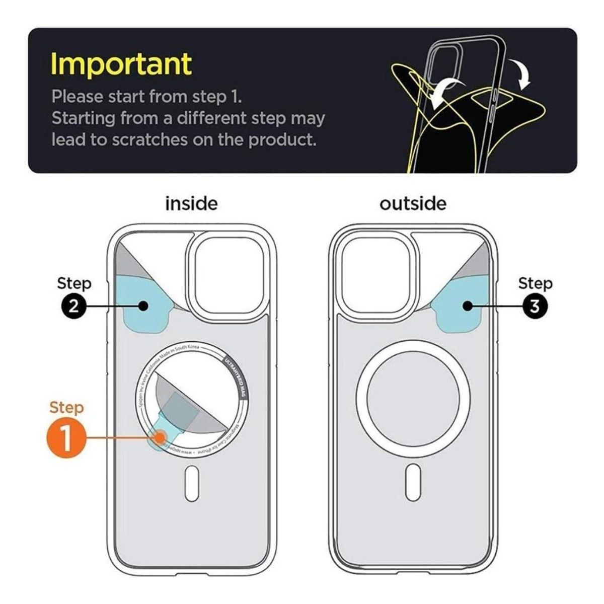 GENERICO - Funda Bumper Magnética de Silicona para iPhone 13 a 15