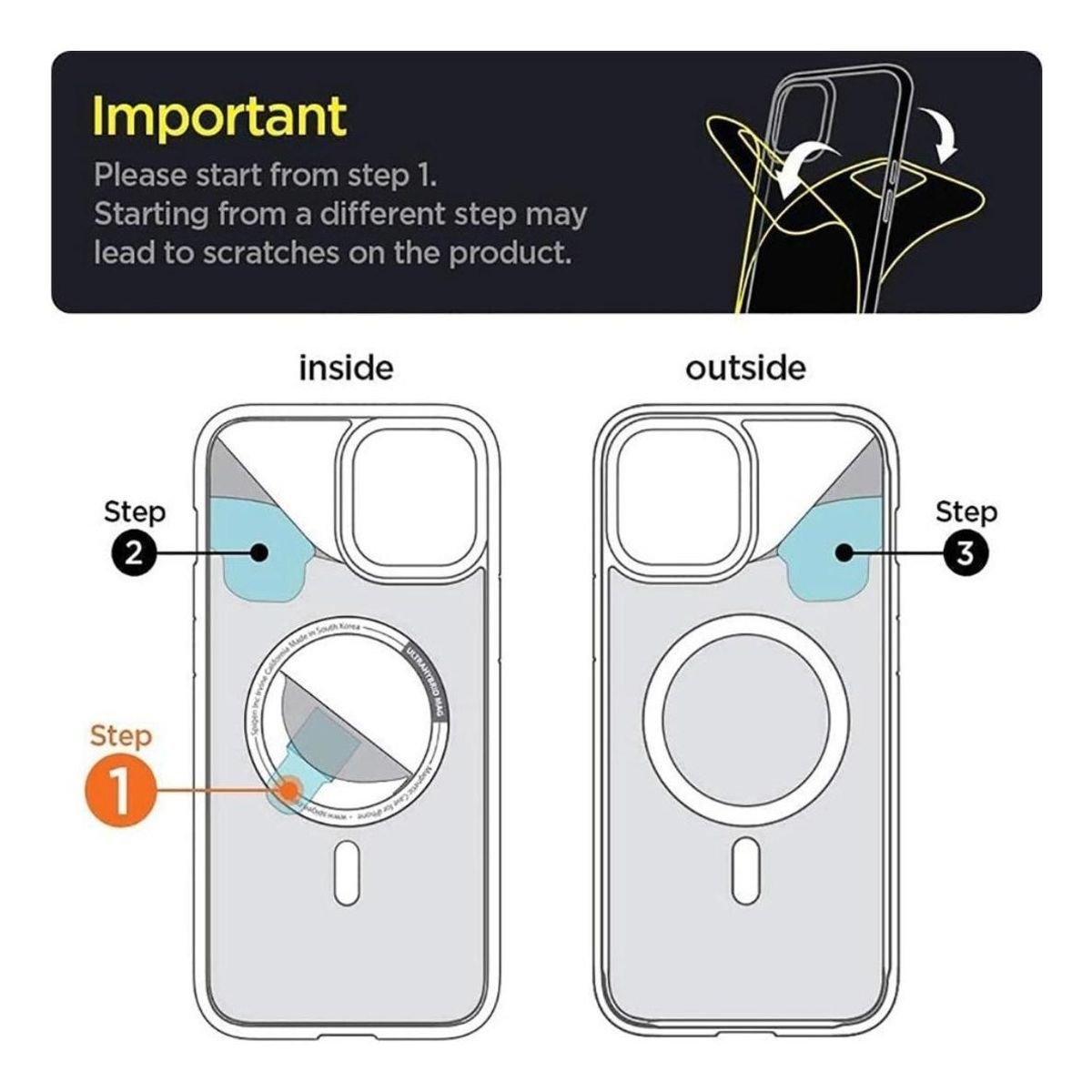 GENERICO - Funda Bumper Magnética de Silicona para iPhone 13 a 15