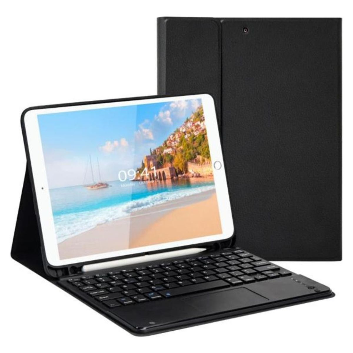 GENERICO - Funda con teclado y ranura para lápiz para iPad 102