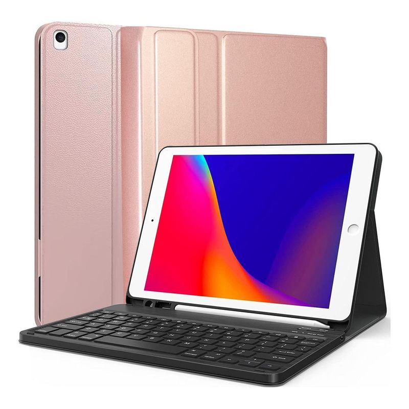 GENERICO - Funda con Teclado Inalámbrico para iPad 102 con Soporte